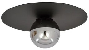 Plafonieră SOLAR 1xE14/10W/230V negru/gri