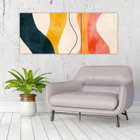 Tablou - Ilustrație colorată minimalistă II. (120x50 cm)
