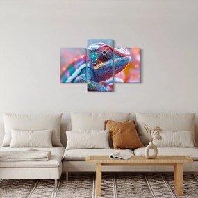 Tablou - Cameleon colorat (90x60 cm)
