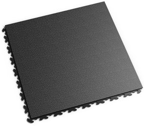 Tigla Fortelock Invizibil, model piele de sarpe, neagra