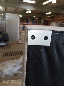 OFERTA Canapea de colt extensibila crem ZENA, reversibila calitatea a II-a