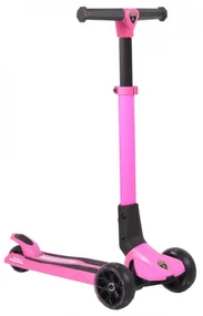 Trotineta copii pliabila din aluminiu NOVOKIDS™ Lamborghini Kick N Roll Edition , Cu roti luminoase din silicon, 3 roti,pliabila, Maner reglabil pe