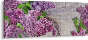Tablou - Flori de liliac (120x50 cm)