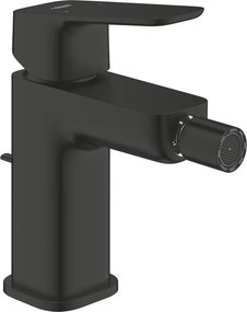 Baterie bideu monocomanda Grohe Cubeo cu ventil Pop-Up negru mat
