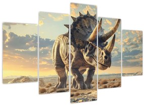Tablou - Triceratops (150x105 cm)