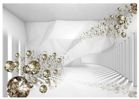 Fototapet Diamond Corridor(Grey), 350 X 245 Cm-Resigilat
