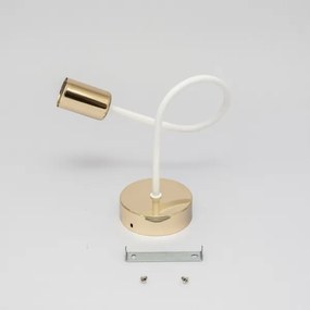 Aplica de perete OXFORD 1xE27/15W/230V auriu/alb