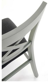 Scaun de bucătărie Rebecca, negru / verde