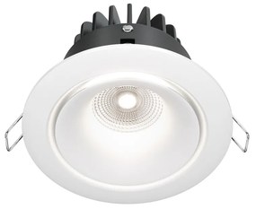 Spot LED incastrabil design modern Yin alb 9,8cm