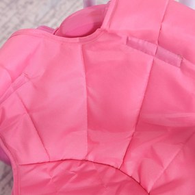 Tricicleta Carucior in forma de Motocicleta pentru Copii 18-72 Luni (25 kg) cu Paravan si Maner, PP, Metal, Poliester, Roz HOMCOM | Aosom RO
