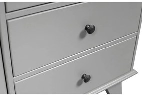 Șifonier de copii gri deschis din lemn de pin 98x190 cm Lily – WOOOD