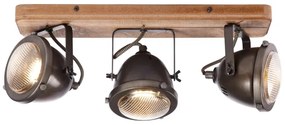 Brilliant - Spot CARMEN WOOD 3xGU10/5W/230V maro