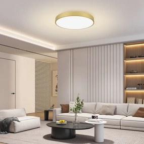 Brilagi - Plafonieră LED POOL, 100W, 230V, 3000/4500/6000K, Ø 80 cm, aurie