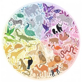 PUZZLE CERC ANIMALE, 500 PIESE - RAVENSBURGER (RVSPA17172)