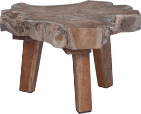 vidaXL Noptieră Maro 40 x 40 x 25 cm Lemn recuperat masiv