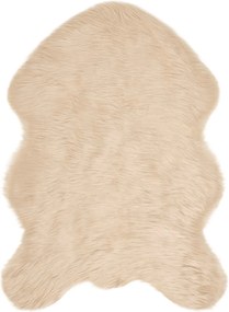 vidaXL Covor din Lână Faux Tafalla Bej 60 x 90 cm Poliester