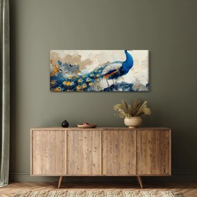 Tablou - Peacock, pictură (120x50 cm)