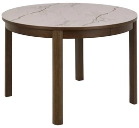 Masă de dining rotundă extensibilă cu blat ceramic ø 120 cm Southampton – Actona