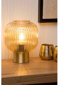 Lampă de masă Lucide 45586/20/62 MALOTO 1xE27/40W/230V bej/auriu