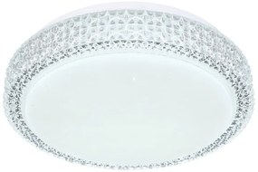 Plafoniera LED moderna cu decor stralucitor OVI 12W