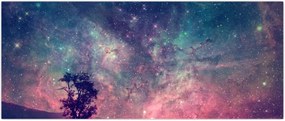Tablou - Cer de noapte din alta dimensie (120x50 cm)