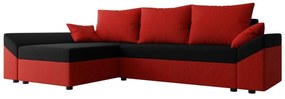 Colțar Memphis 104Cutie de pat, 244x138x82cm, 82 kg, Picioare: Plastic