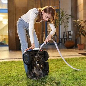 Robot de tuns gazon/iarba HOOKII Neomow S, Pentru până la 1000 m², 60 dB, Wi-Fi, 4G, Bluetooth, Autonomie pana la 120 min, Albastru