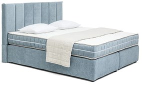 Pat boxspring albastru 180x200 cm Olia Bold Line – Bonami Selection