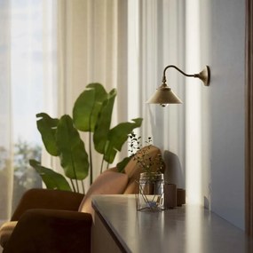 Aplica de perete stil industrial din alama personalizabila Alice