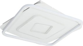 Brilagi - Plafonieră LED dimabilă IRIS LED/98W/230V 50x50 cm albă + telecomandă