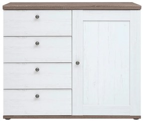 Comodă TEINA 4S1D, pin canyon