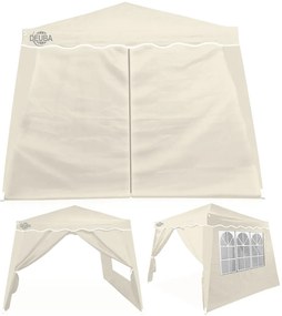 Deuba Foisor de gradina Capri 3x3 m - 4 pereti laterali - bej