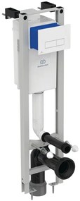 Set de instalare incastrata ECO M pentru WC suspendat cu clapeta, alb Alb