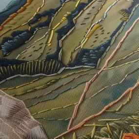 Tablou - Imitație de motiv tricotat (90x60 cm)