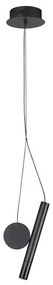 Pendul, Lustra LED design minimalist VERO negru