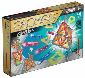 Geomag set magnetic 68 piese Glitter, 533