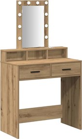 vidaXL Masă de Machiaj cu sertar Maro 79 x 41 x 140 cm Lemn compozit