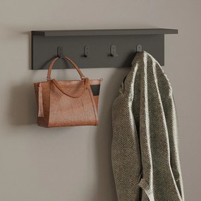 Cuier de perete Ayla Anthracite