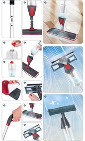 Lamart LT8027 set mop Spray, mop și racletă