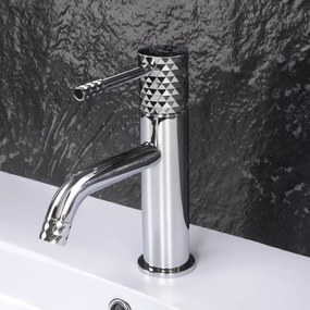 Baterie pentru lavoar Rea Lungo Diamond Crom
