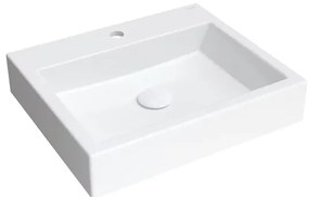 Lavoar suspendat Omnires Thasos M+ alb 50 cm