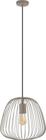 Candelabru pe cablu OVELLA, 1xE27/15W/230V, Ø36 cm, bej