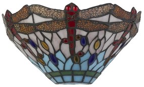 Aplica de perete cu sticla tiffany Dragonfly