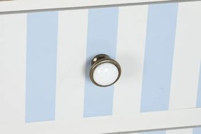 Comoda TV, bleu, din lemn de paulownia, Charme