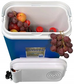 Lada frigorifica ATLANTIC, 18 litri, Activa, 12V, Racire, Fara BPA, Albastru