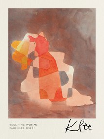 Artă imprimată Reclining Woman - Paul Klee, (30 x 40 cm)