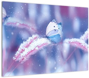 Tablou - Fluturi iarna (70x50 cm)