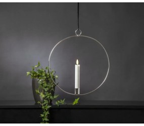 Decorațiune luminoasă argintie Flamme Ring – Star Trading