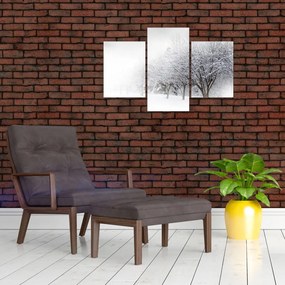 Tablou - Aleea de iarnă (90x60 cm)