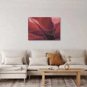 Tablou - Floare abstractă roșie N⁰2 (70x50 cm)